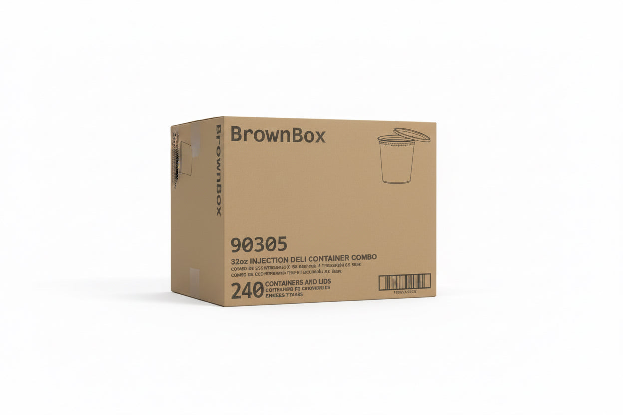 Deli Container Combo- Brown Box
