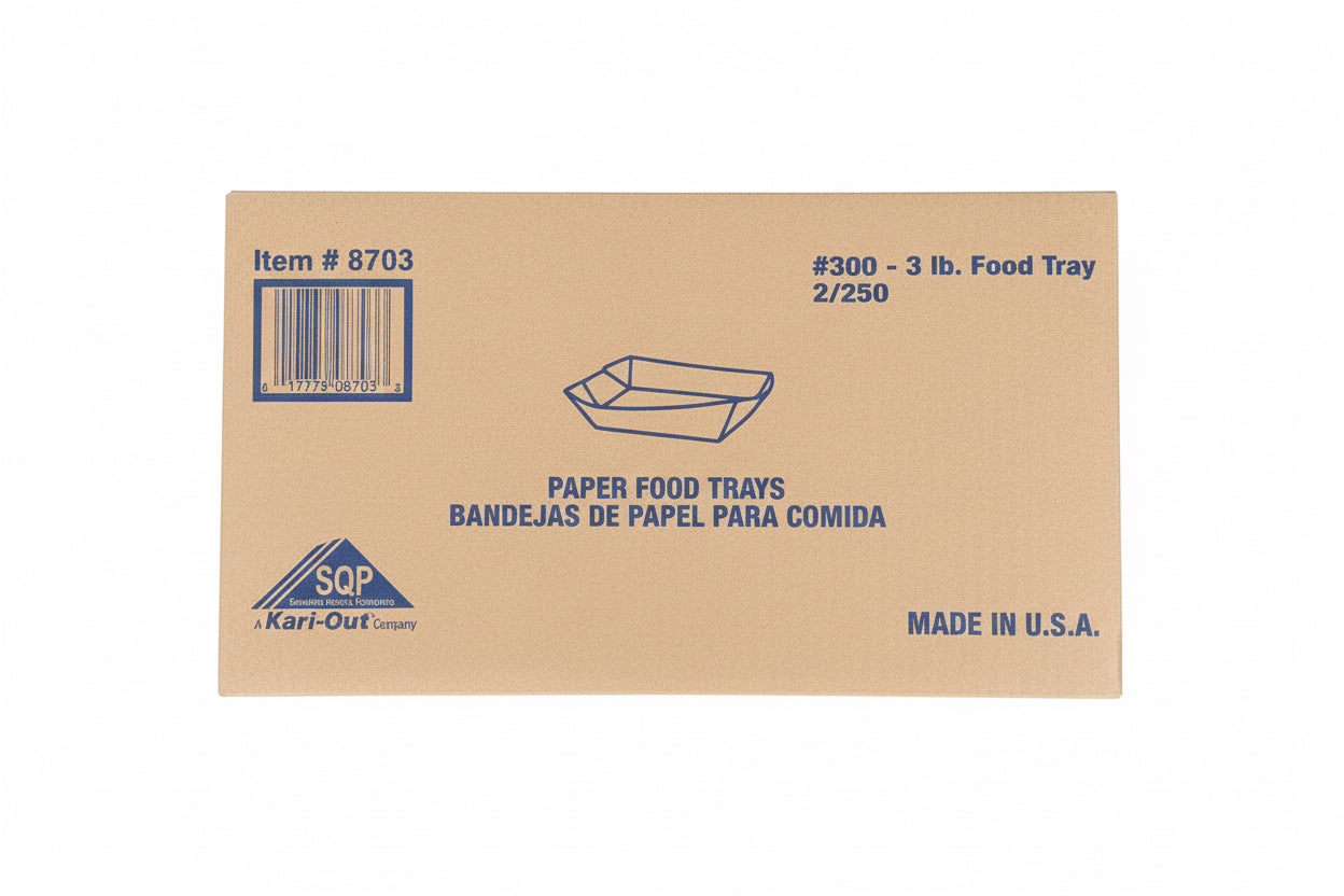 Take Out Food Tray 3 Lb Akari-out