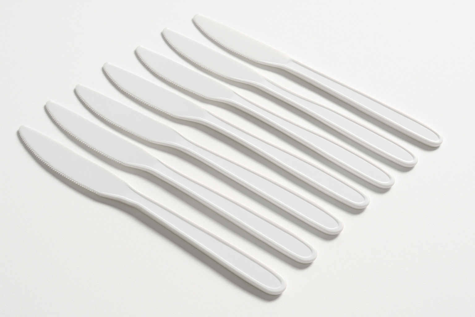 KNIFE WHITE DISPOSABLE PLASTIC