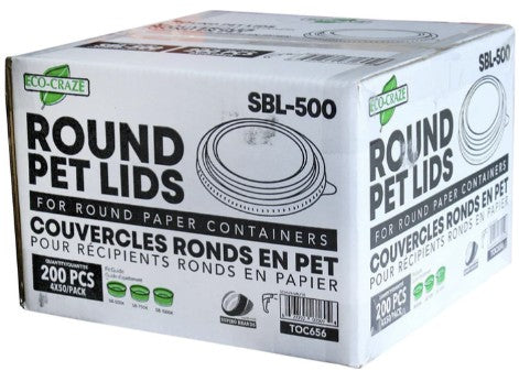 Pet Round Lid Fits 500/750/1000ml- Eco Craze
