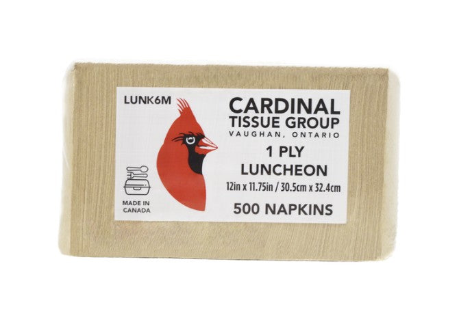 Luncheon 1/4 Plain Cardinal Kraft 1PLY