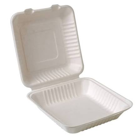 Bagasse Clamshell Containers