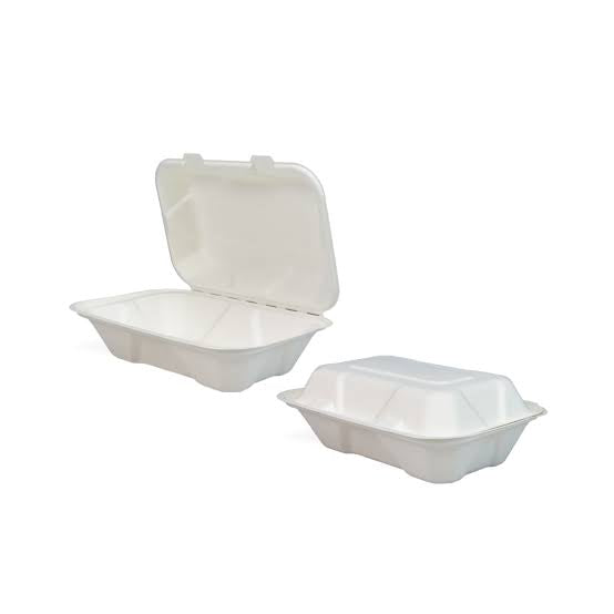 Bagasse Clamshell Containers
