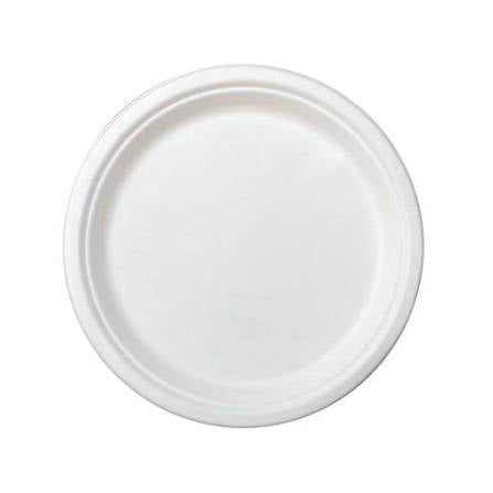 Round Bagasse Lunch Plates