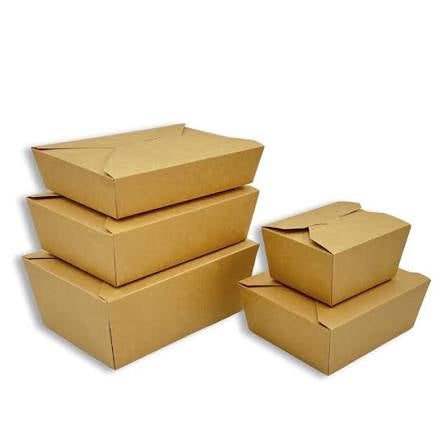 Folding Paper Take Out Kraft