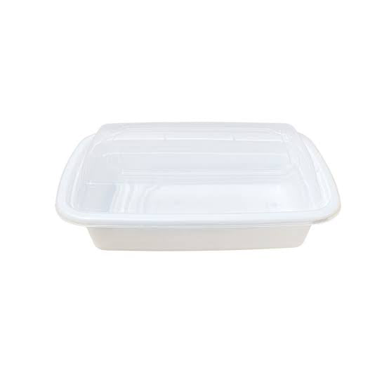 Rectangle Container Combo White