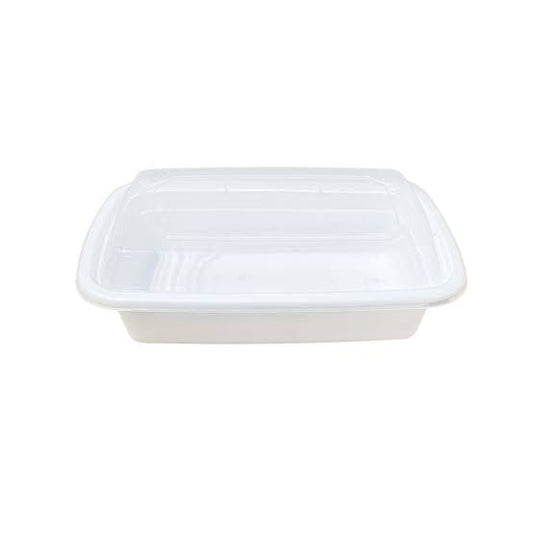 Rectangle Container Combo White