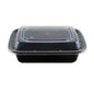 Rectangle Container Combo Black 24oz