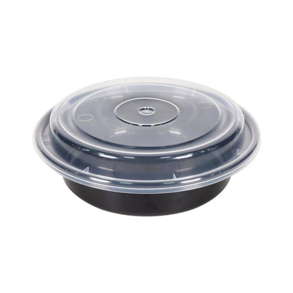 Round Container Combo Black- Maple