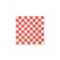 Checkered sheets Red 12x12- ST