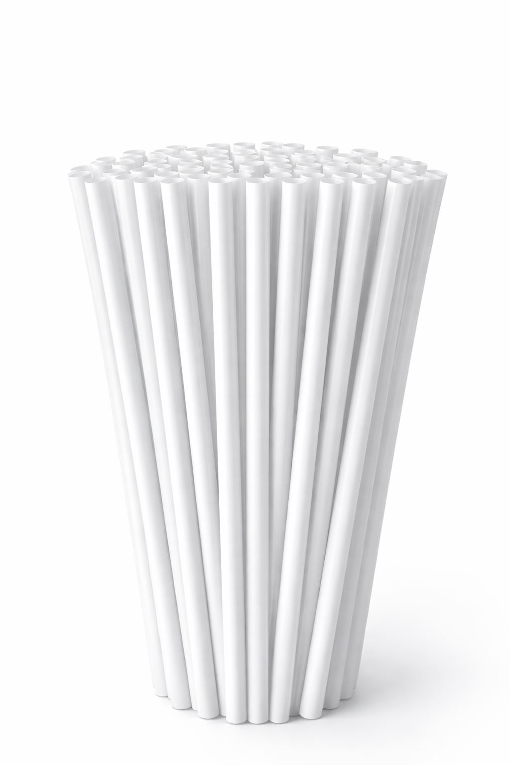 8" Regular Straws Maple(PLASTIC)