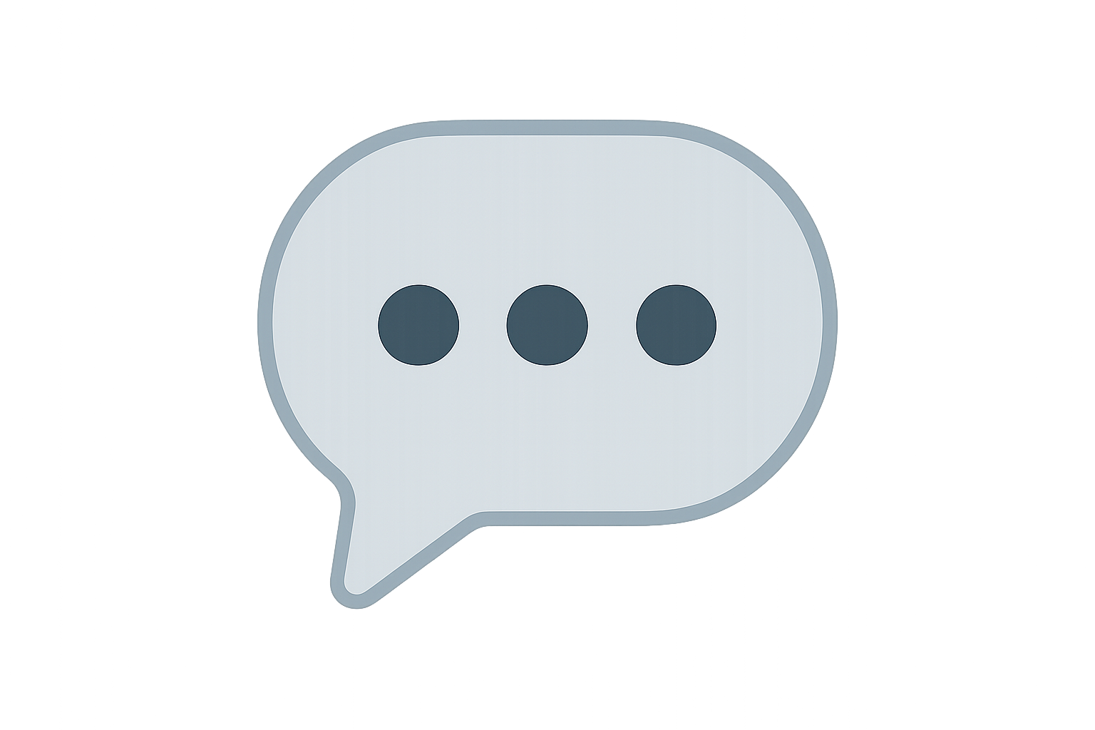 chat emoji with three dotes