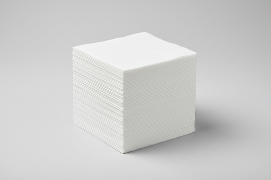 Beverage Napkin Plain Rite Tissue White 1PLY