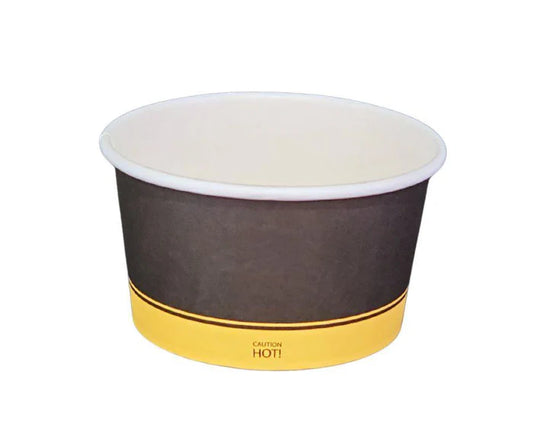 Paper Soup Containers Printed 4oz- Morning Dew