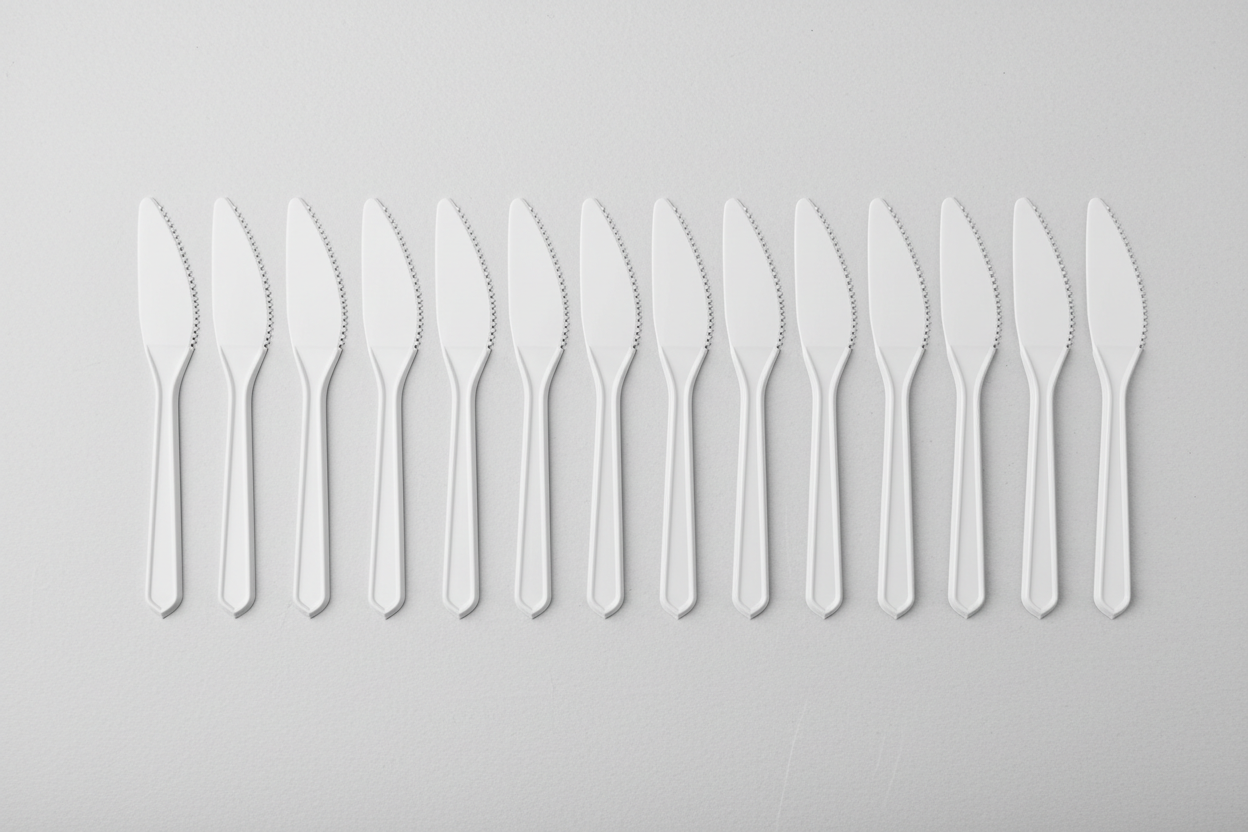 Knives White Plastic