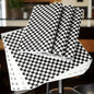 Checkered sheets Black 12x12
