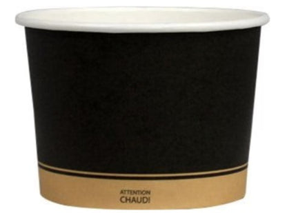 Paper Soup Containers Printed 16oz- Morning Dew